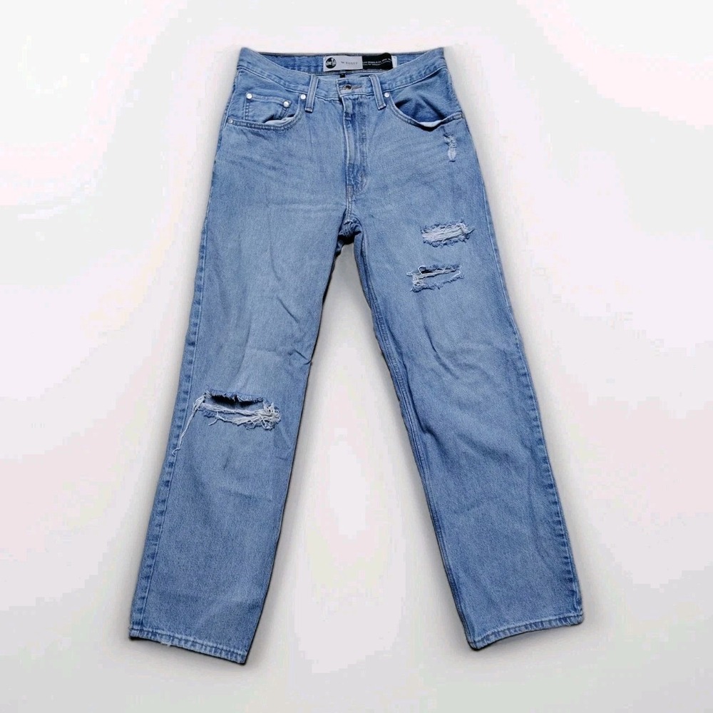 Levi's Silvertab '94 Baggy Jeans‎ Women's 28 Light Wash Distressed